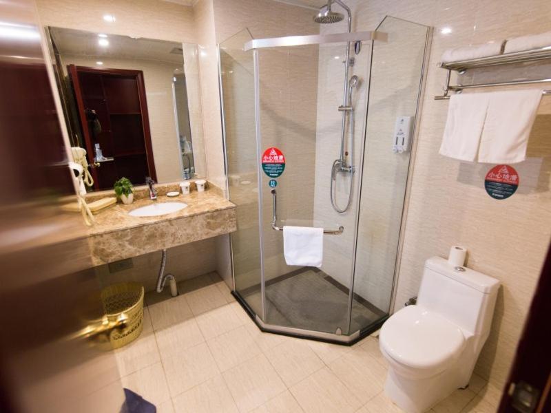 Greentree Inn Anhui Guangde Zhongyang Lecheng Business Hotel Εξωτερικό φωτογραφία