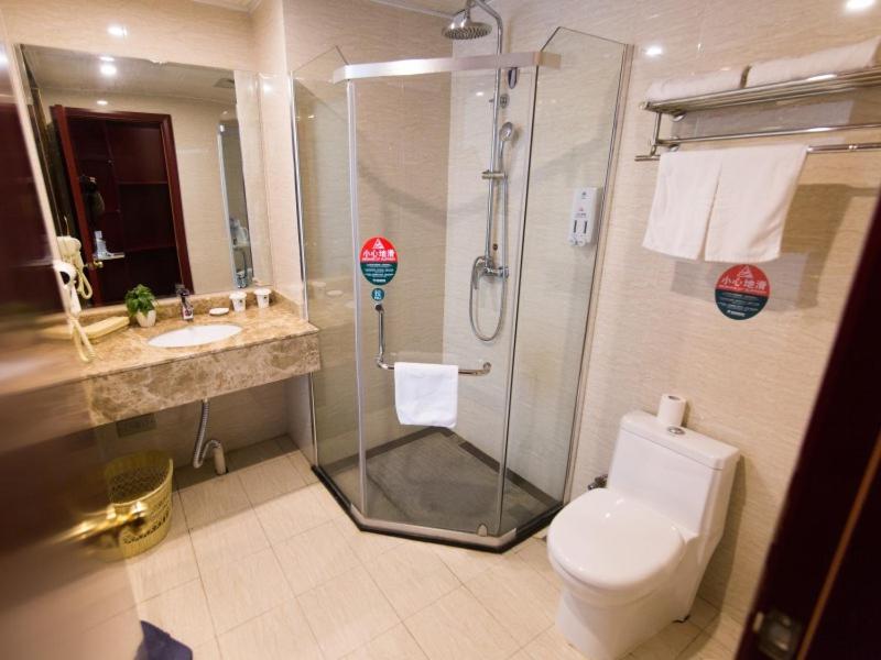 Greentree Inn Anhui Guangde Zhongyang Lecheng Business Hotel Εξωτερικό φωτογραφία